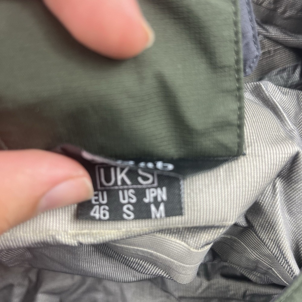Rab QWA-31 Bergen Jacket Event Black Green Hooded Rain Coat Men’s Small - Picture 5 of 16